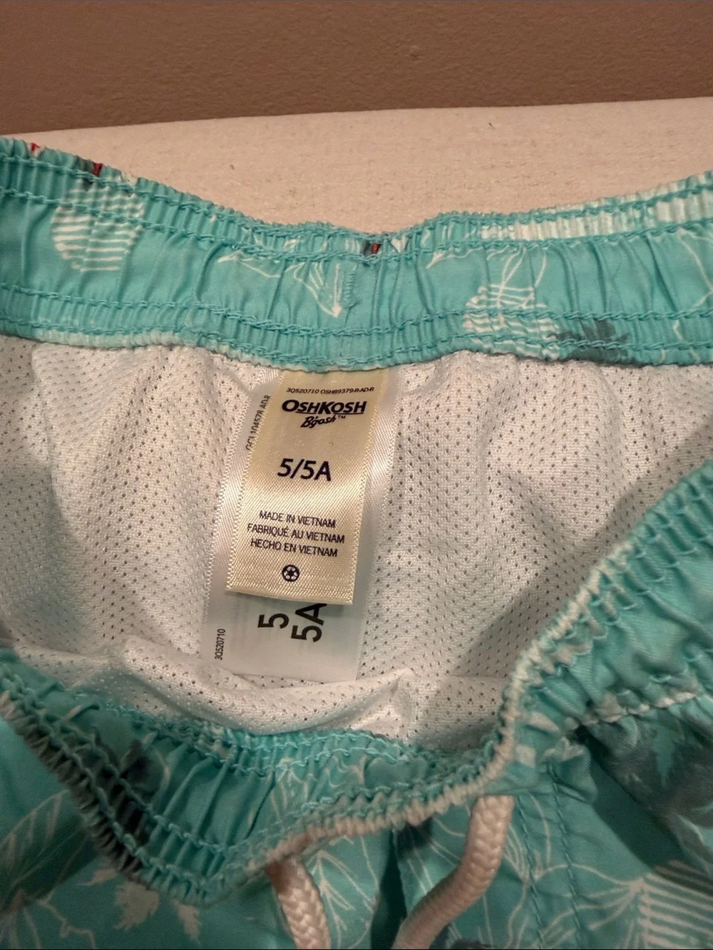 Osh Kosh B’Gosh swim shorts size 5